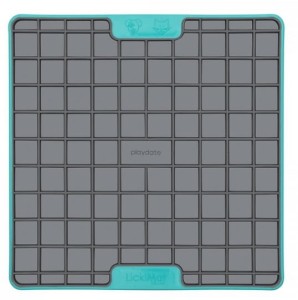 LickiMat Playdate Deluxe/Tuff Kwadrat twardy turkusowy