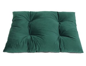 MIMIKO Pets Legowisko Poducha Velvet 70x50cm butelkowa zieleń